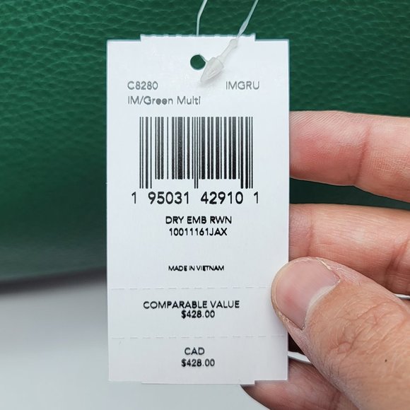 Coach Rowan Satchel with Diary Embroidery C8280 Green Multi - Picture 8 of 8